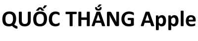 Logo Hộ kinh doanh Quốc Thắng Apple