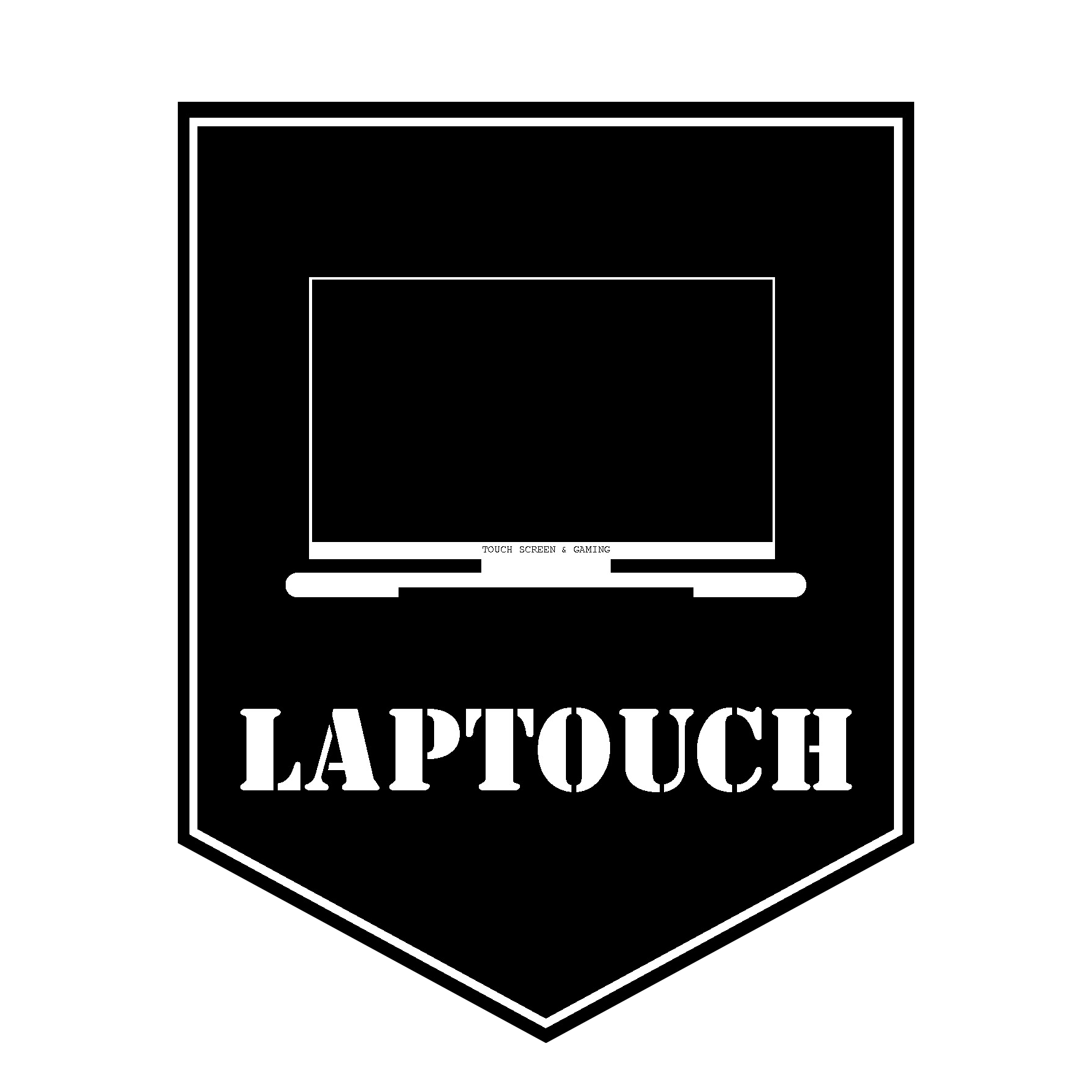 Logo Hộ Kinh Doanh Cửa Hàng Máy Tính Laptouch VN