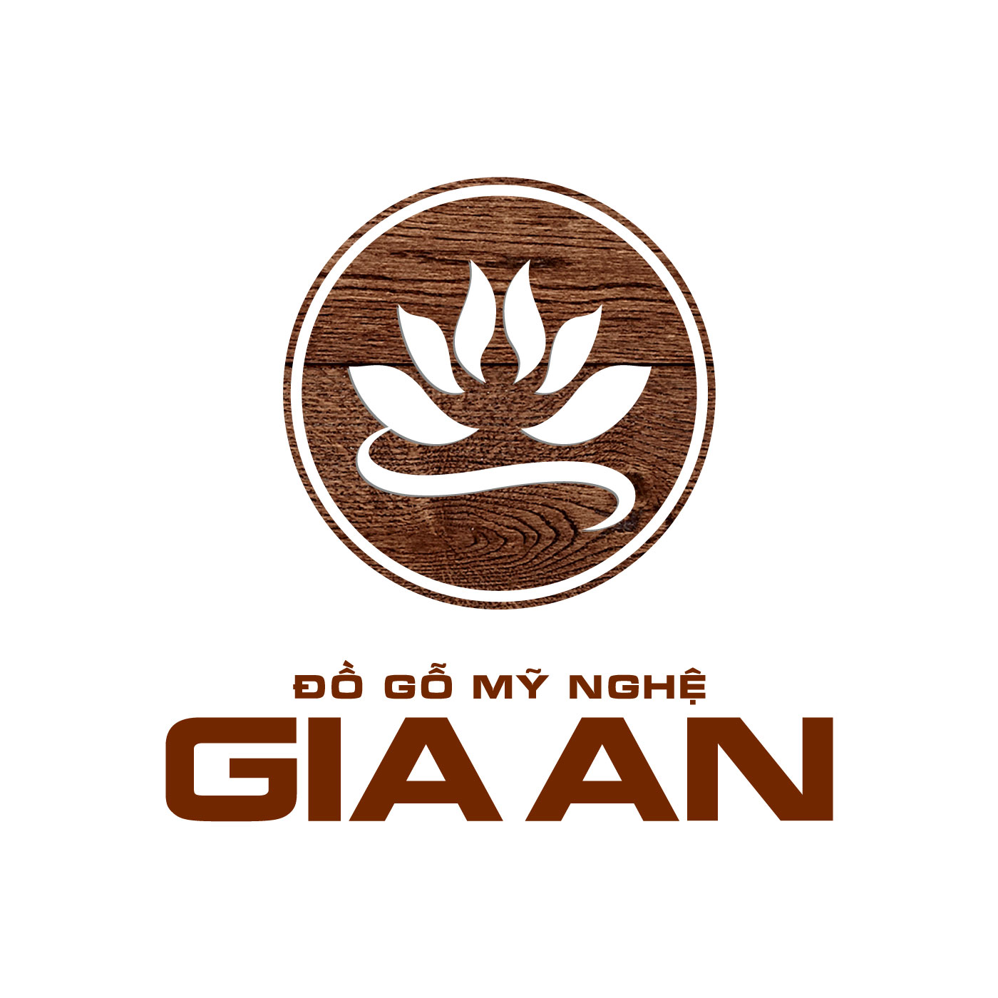 Logo Hộ kinh doanh Đồ gỗ mỹ nghệ Gia An