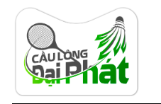 Logo Hộ kinh doanh Cầu lông Đại Phát Sport