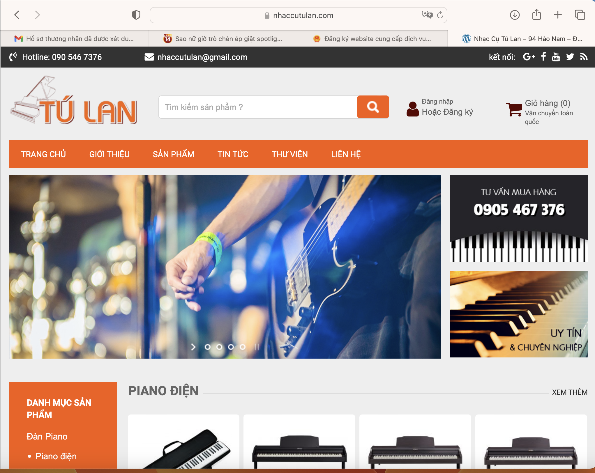 Logo HỘ KINH DOANH CỬA HÀNG NHẠC CỤ VĂN HOÁ PHẨM-TÚ LAN