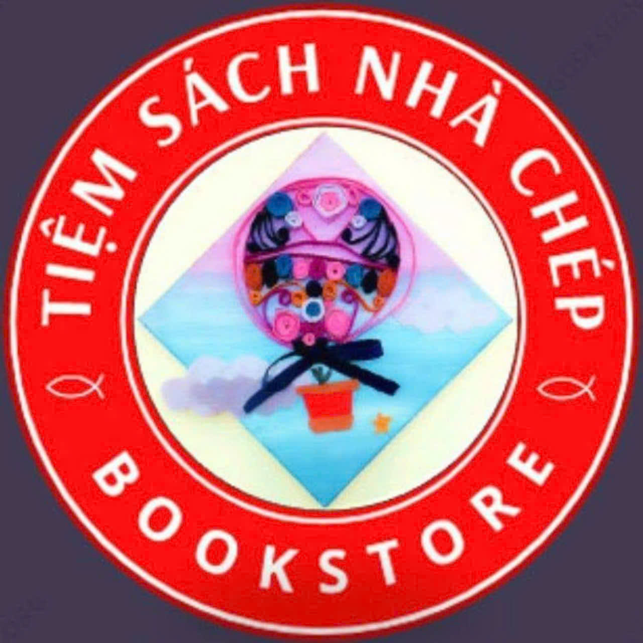 Logo HỘ KINH DOANH TIỆM SÁCH NHÀ CHÉP